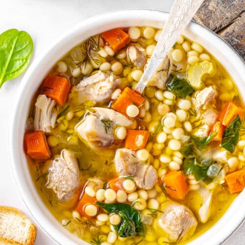The Best Chicken Couscous Soup with Vegetables All We Eat