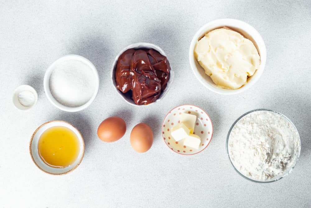 honey-cake-medovik-ingredients-two-eggs-butter-flour-dulceleche-sugar