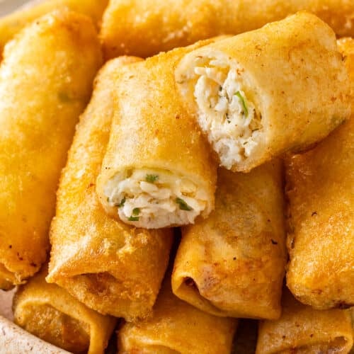fried chicken and cheese ranch rolls.