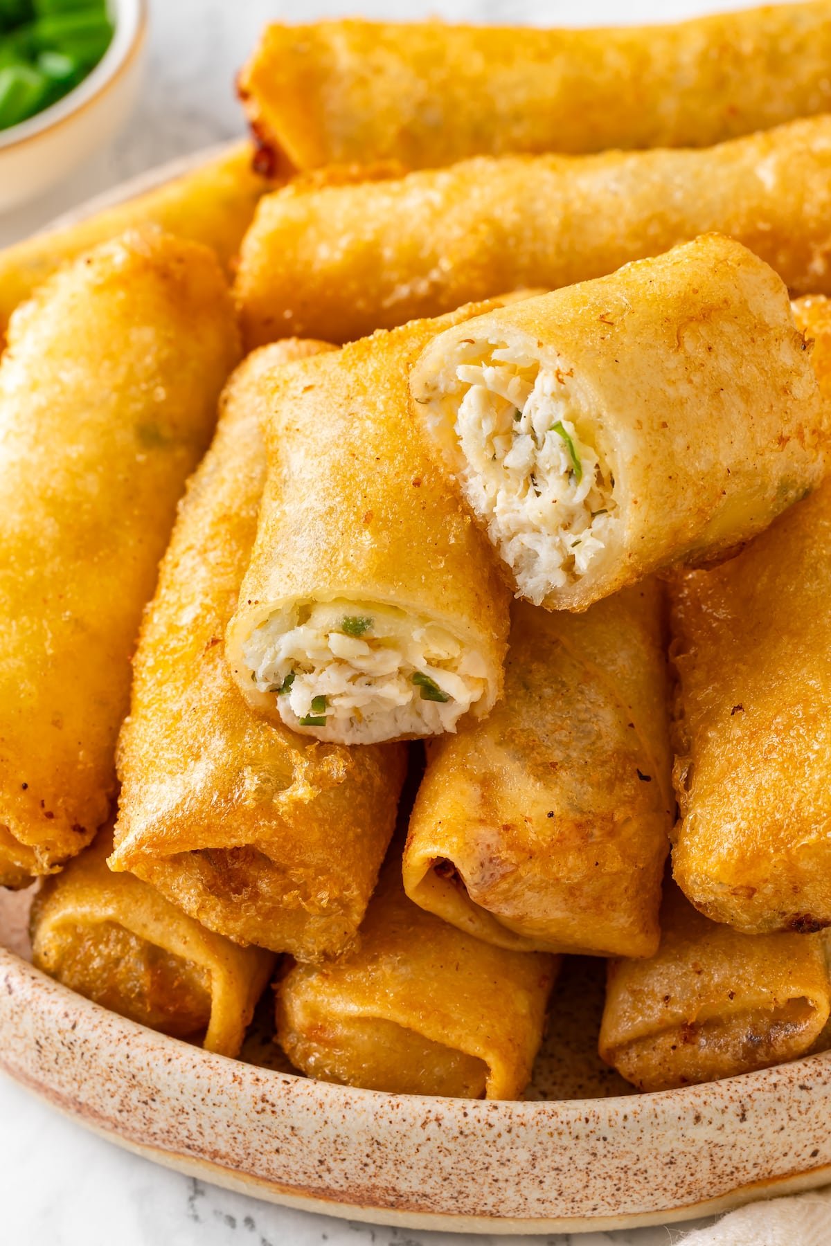 Crispy Chicken Wraps with Cheese
