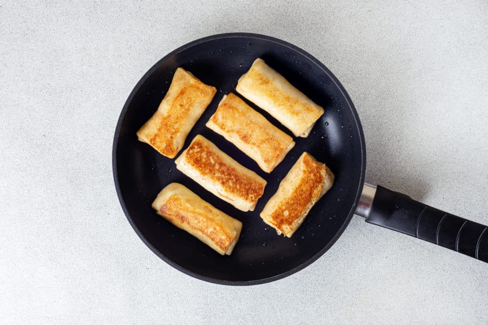 crepes-frying-in-a-skillet