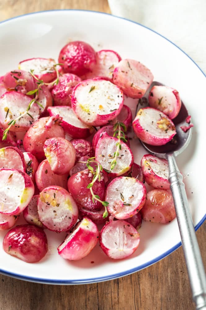 Roasted Radishes Recipe - Healthier Steps