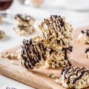 rice-puffs-clusters-stacked-on-parchment-paper