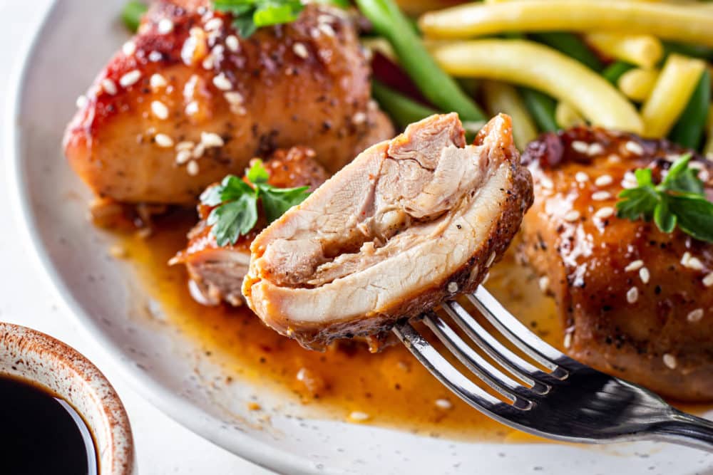 Soy Sauce Baked Chicken Thighs in the Oven - All We Eat