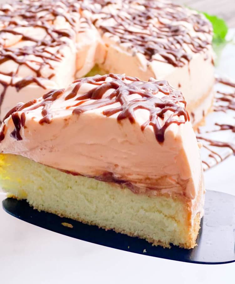 Peach Mousse Cake 1