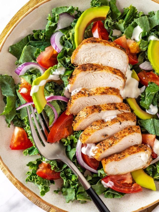 Let’s Make Cajun Chicken Lunch Salad