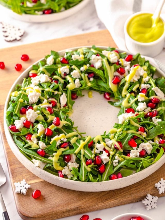 Christmas Wreath Salad - All We Eat