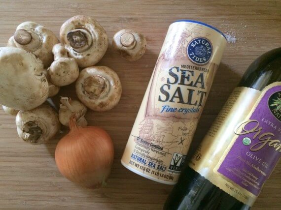 mushroom-side-dish-ingredients-onion-mushrooms-salt-and-olive-oil