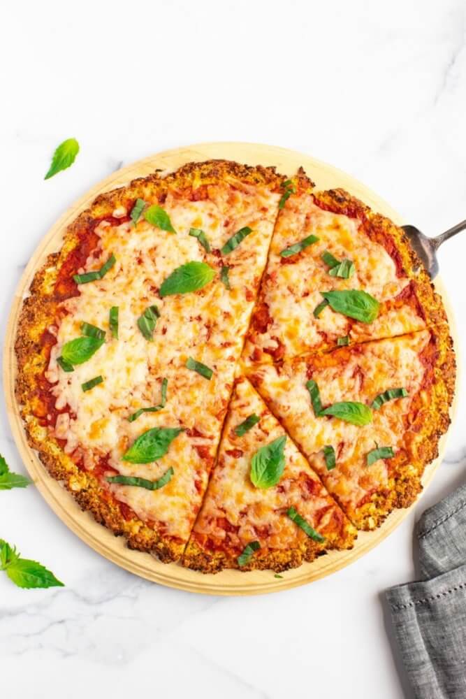 Gluten Free Cauliflower Crust Pizza