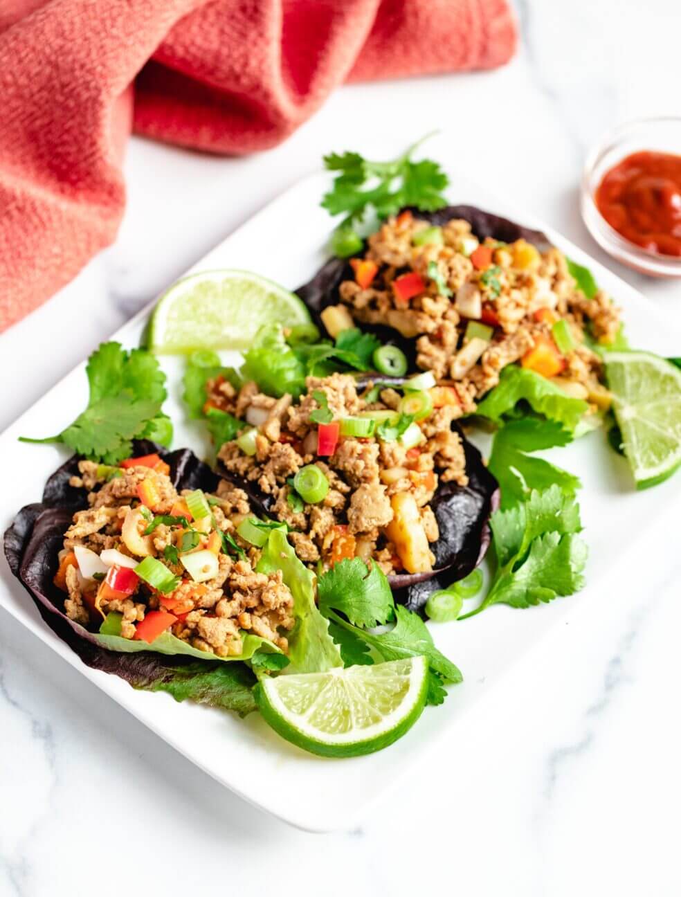 Easy and Quick Turkey Lettuce Wraps