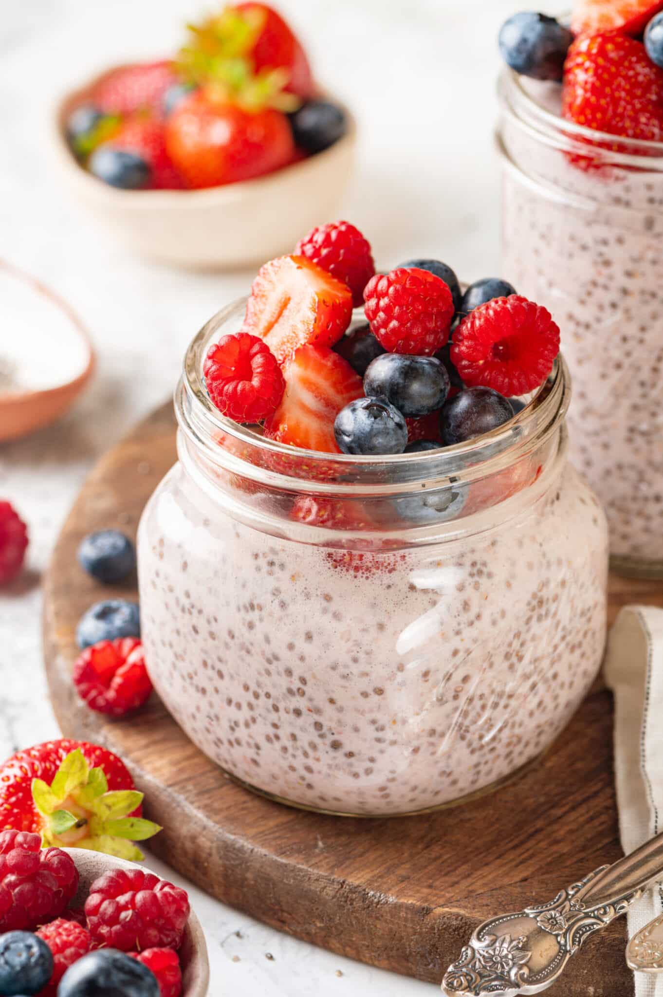 Creamy Strawberry Chia Pudding – Blended!