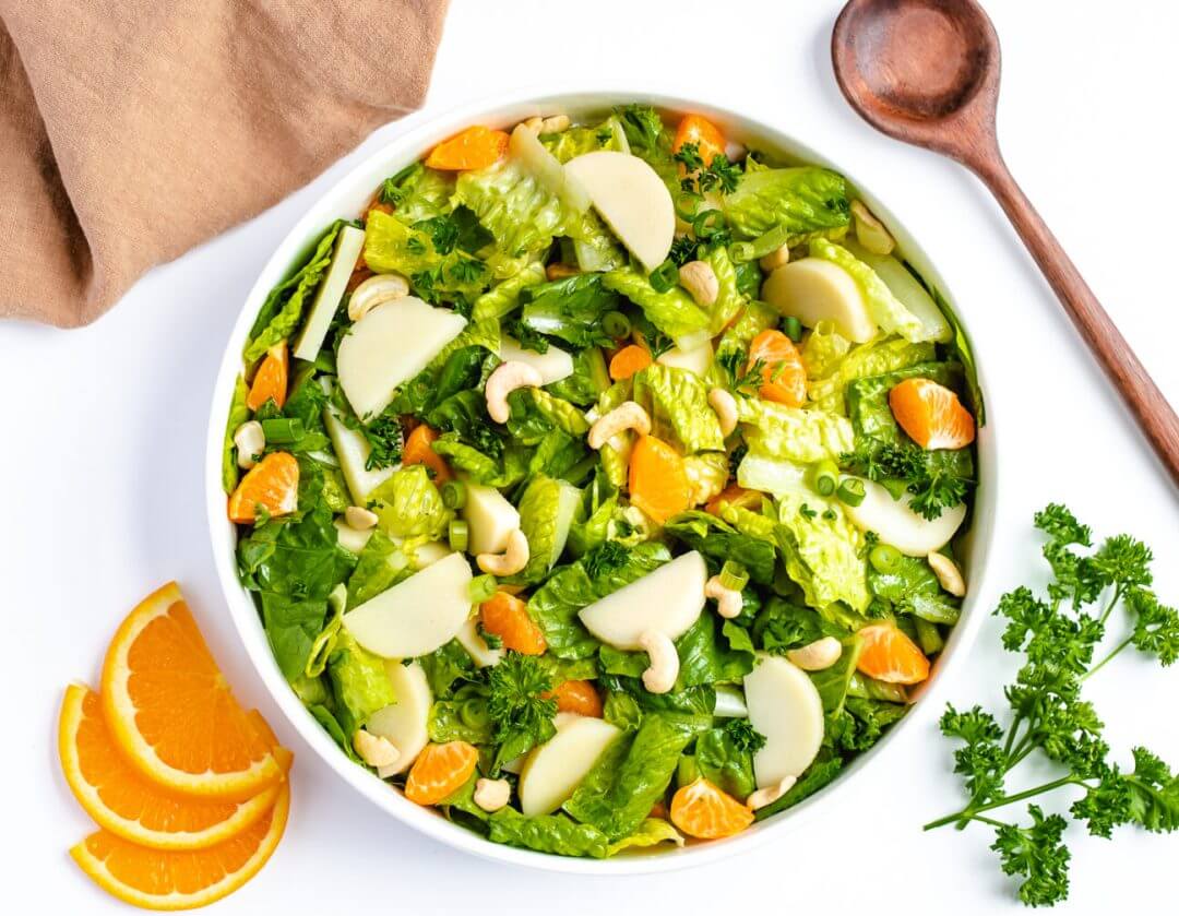 Romaine Salad With Hearts Of Palm And Oranges