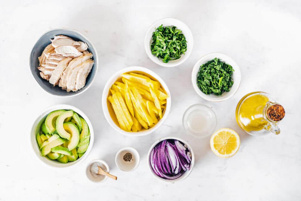 Easy Avocado and Chicken Salad with Mango Easy Avocado and Chicken Salad with Mango