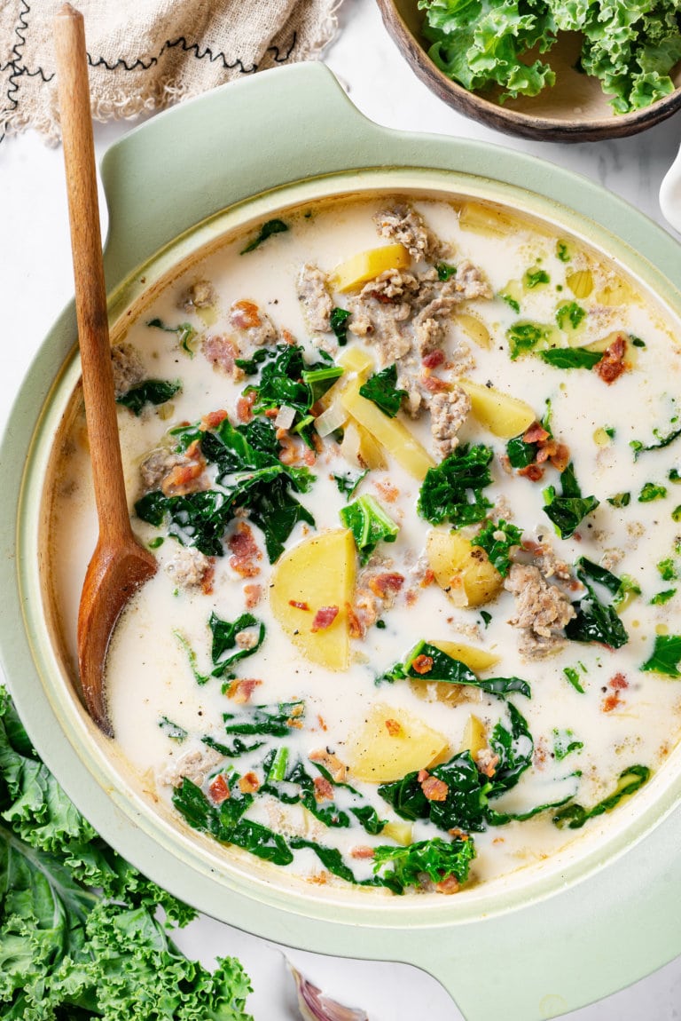 Easy Homemade Zuppa Toscana Soup with Kale - All We Eat