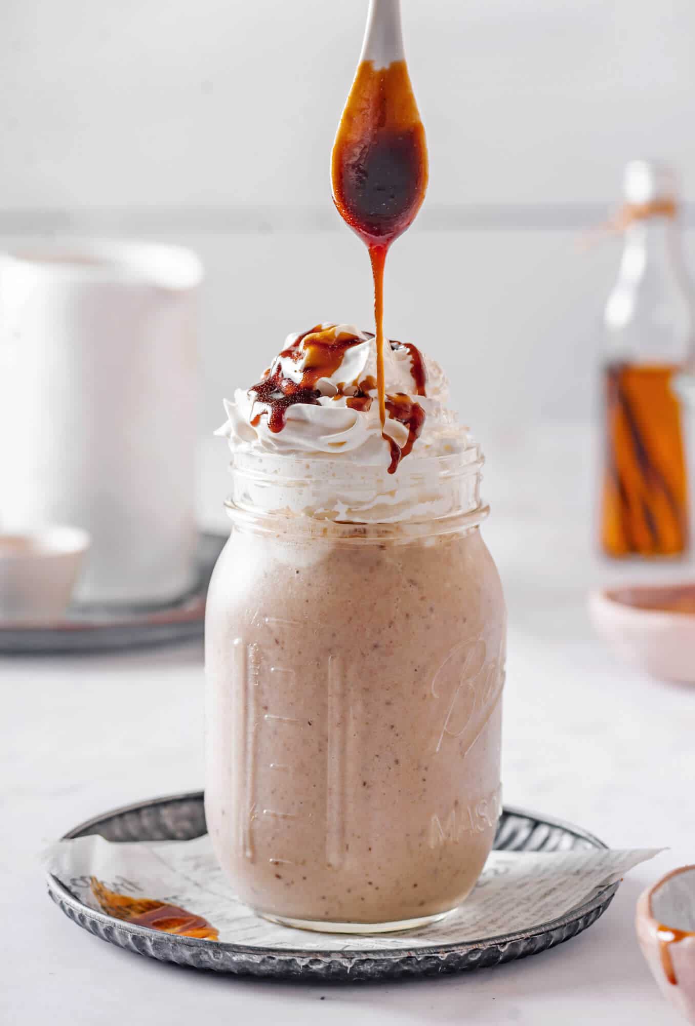 Caramel Iced Coffee Recipe- 3 Ingredients! - One Sweet Appetite