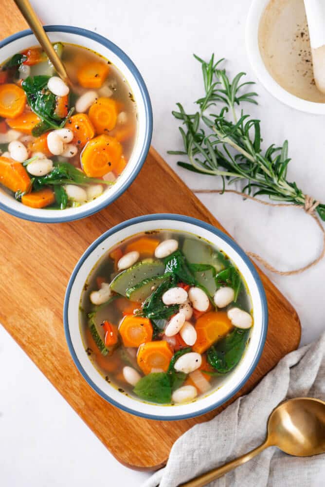 Tuscan Soup with White Beans