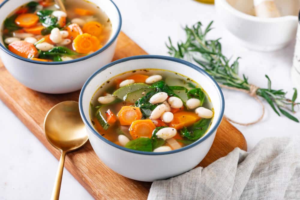 Tuscan Soup with White Beans