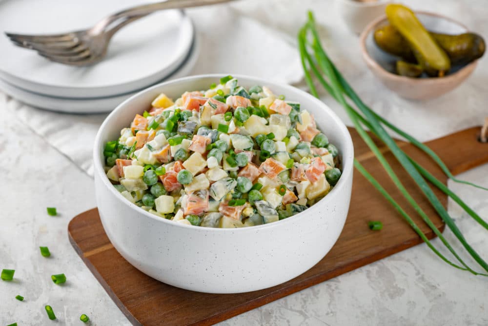 Simple and Classic Olivier Salad