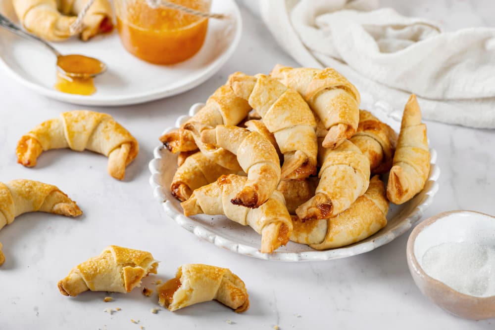 Sugarless Dough Rogaliki (rugelach)