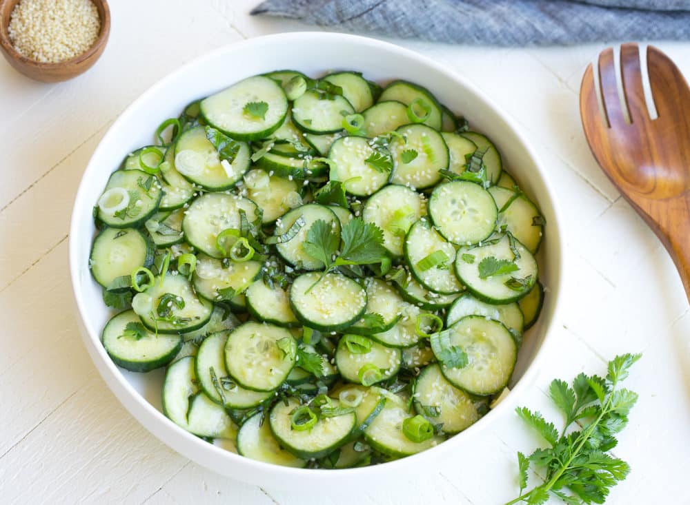 asian-cucumber-salad-in-a-white-bowl