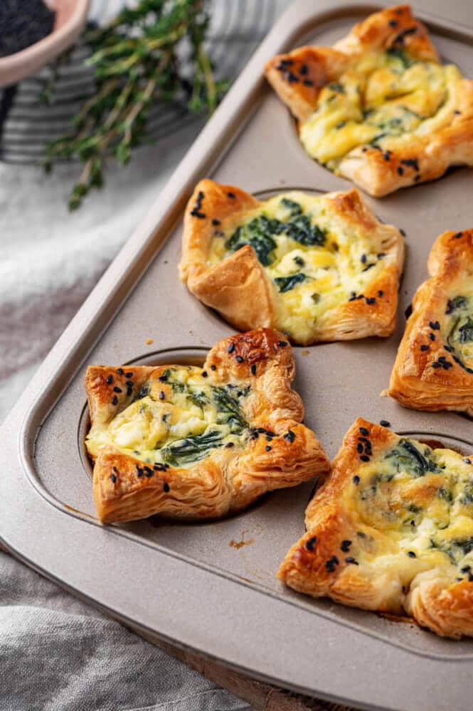 Puff Pastry Spinach Puffs