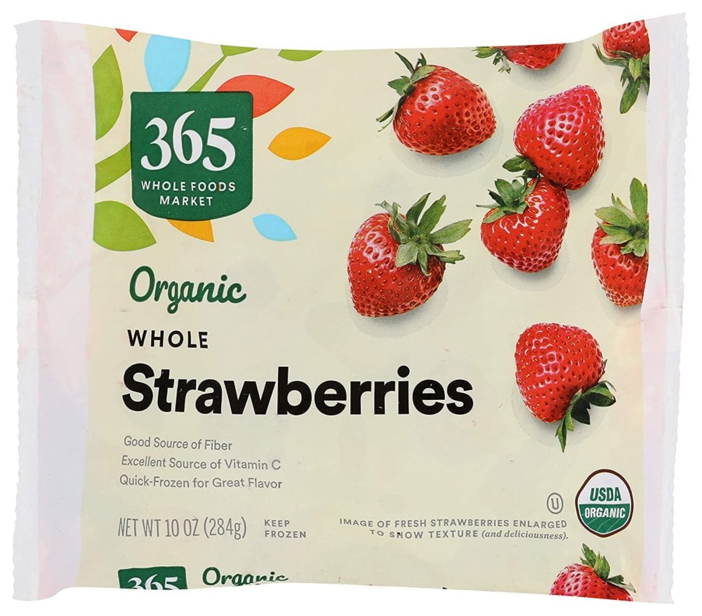 frozen strawberries ingredient