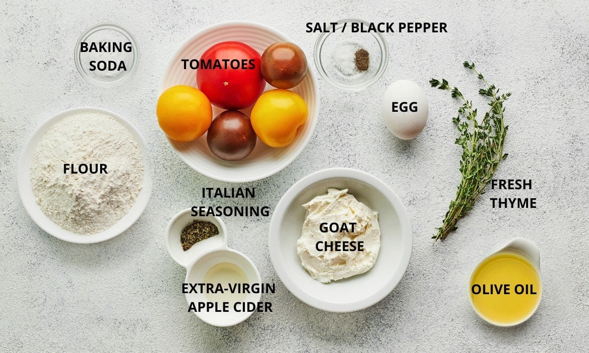 Tomato Galette Ingredients