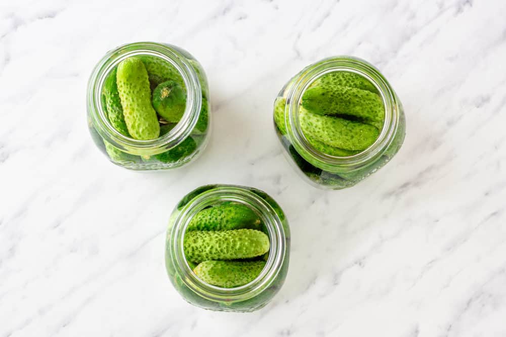 jars-with-cucumbers-and-pickling-juice-inside