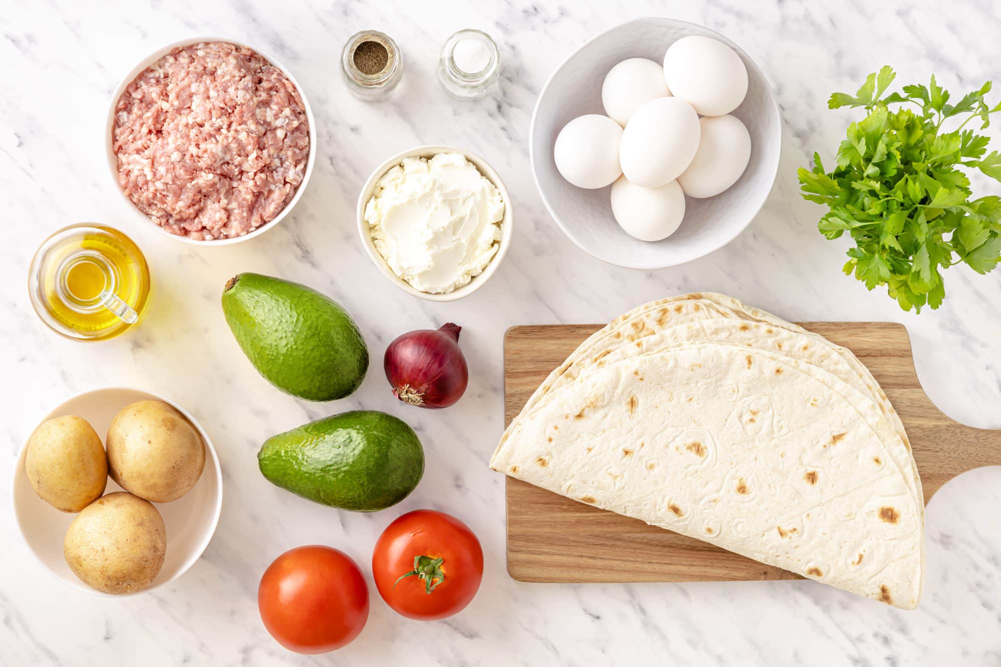 Homemade Breakfast Burritos with Potatoes - All We Eat