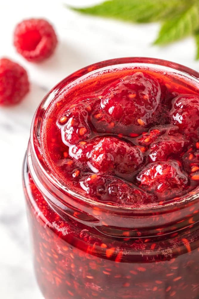 Raspberry Freezer Jam - Cooking Classy