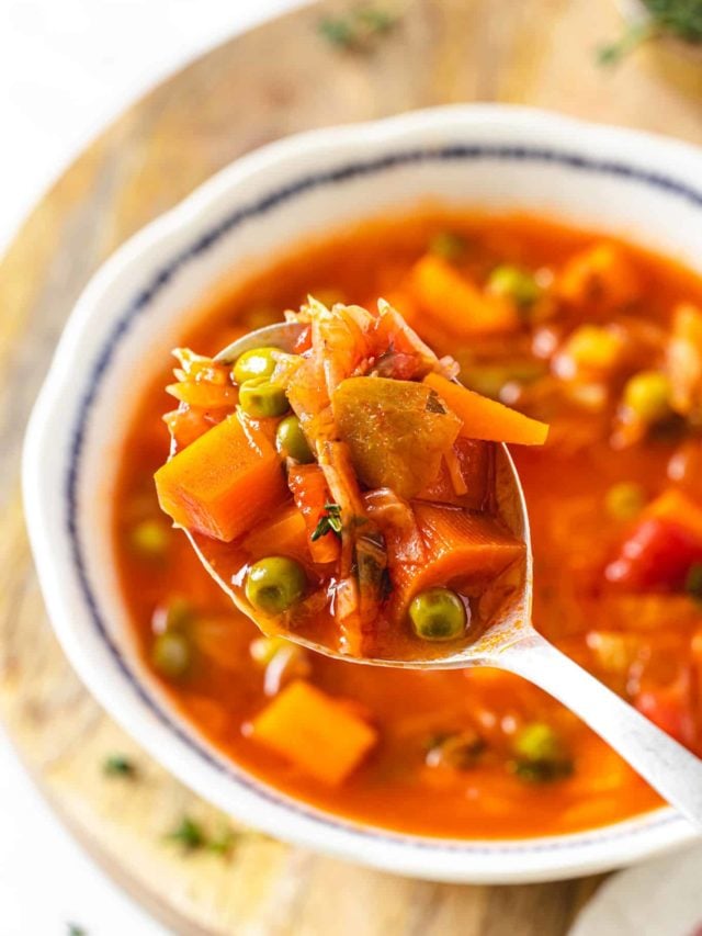 30 Minute Vegetable Soup All-in-one Pot