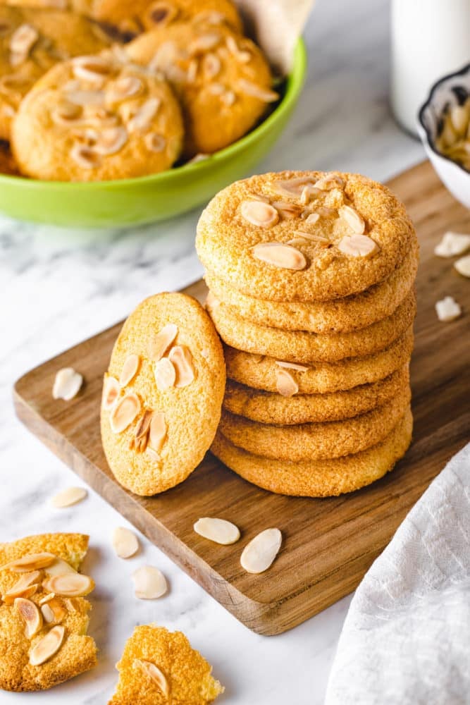 Simple Crunchy Recipe for Almond Cookies All We Eat