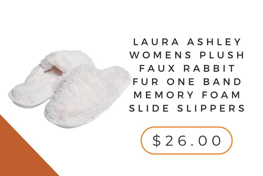 faux fur rabbit slippers. 