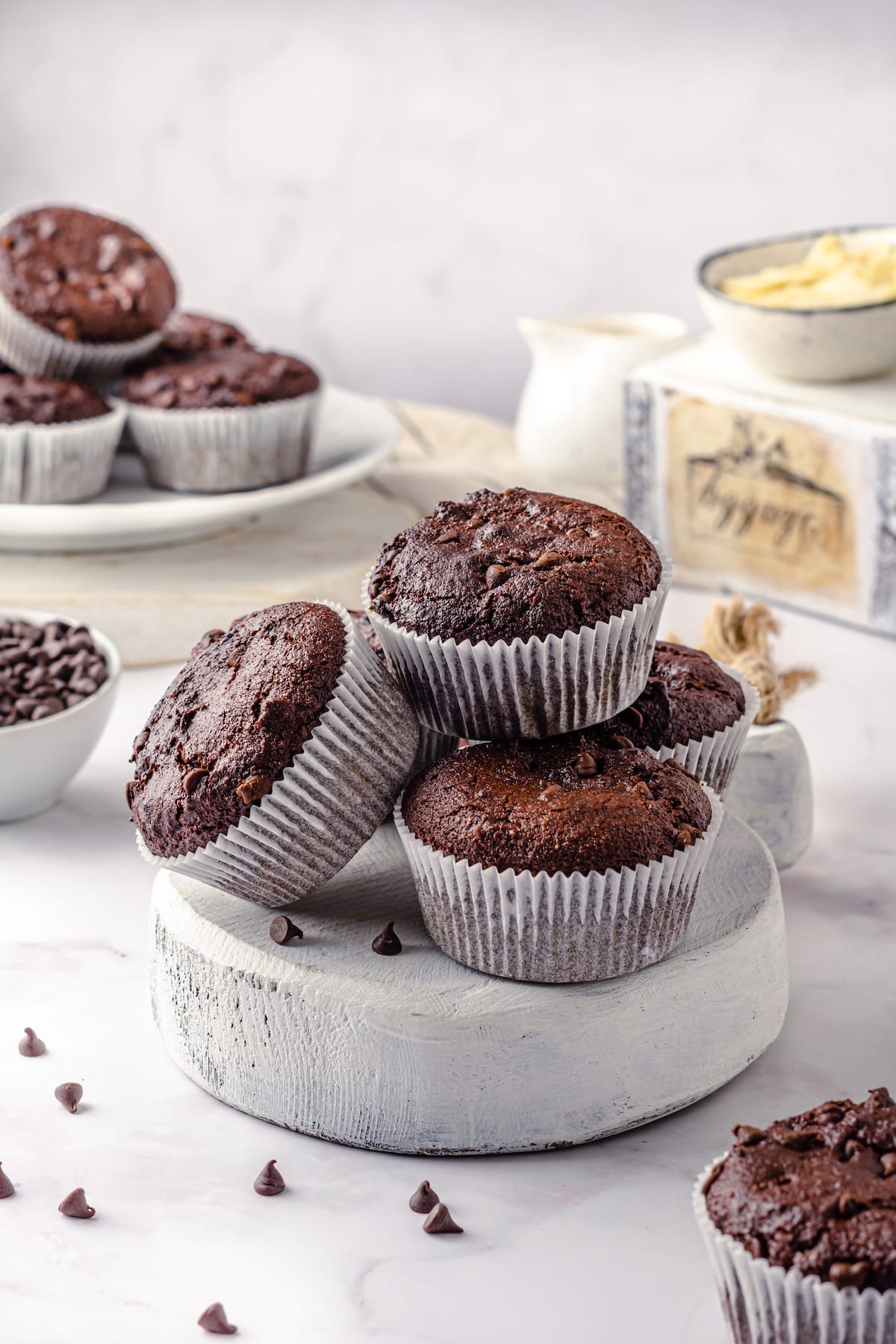 How To Make Gluten-Free Double Chocolate Muffins - All We Eat